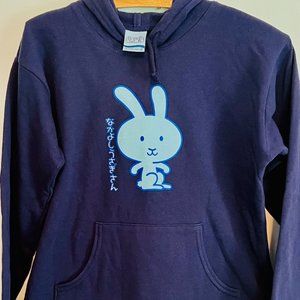 RARE DAWLS HOODIE / FUNNY BUNNY JAPAN Vintage 90s Skateboarding + Y2K!!!